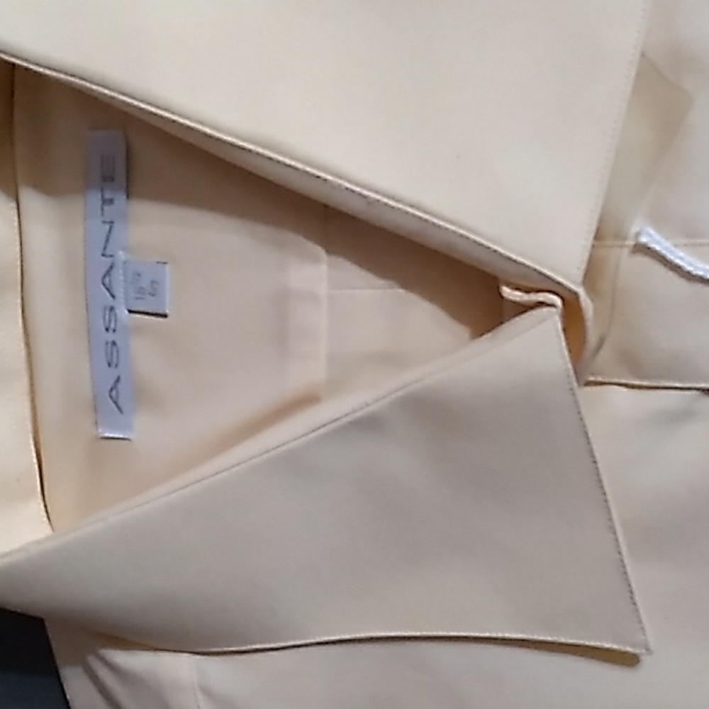 mens long sleeve dress shirt by assante 18/6.7